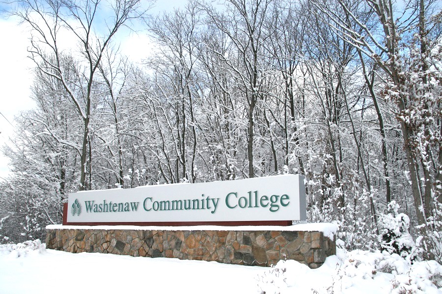 Winter scene at WCC