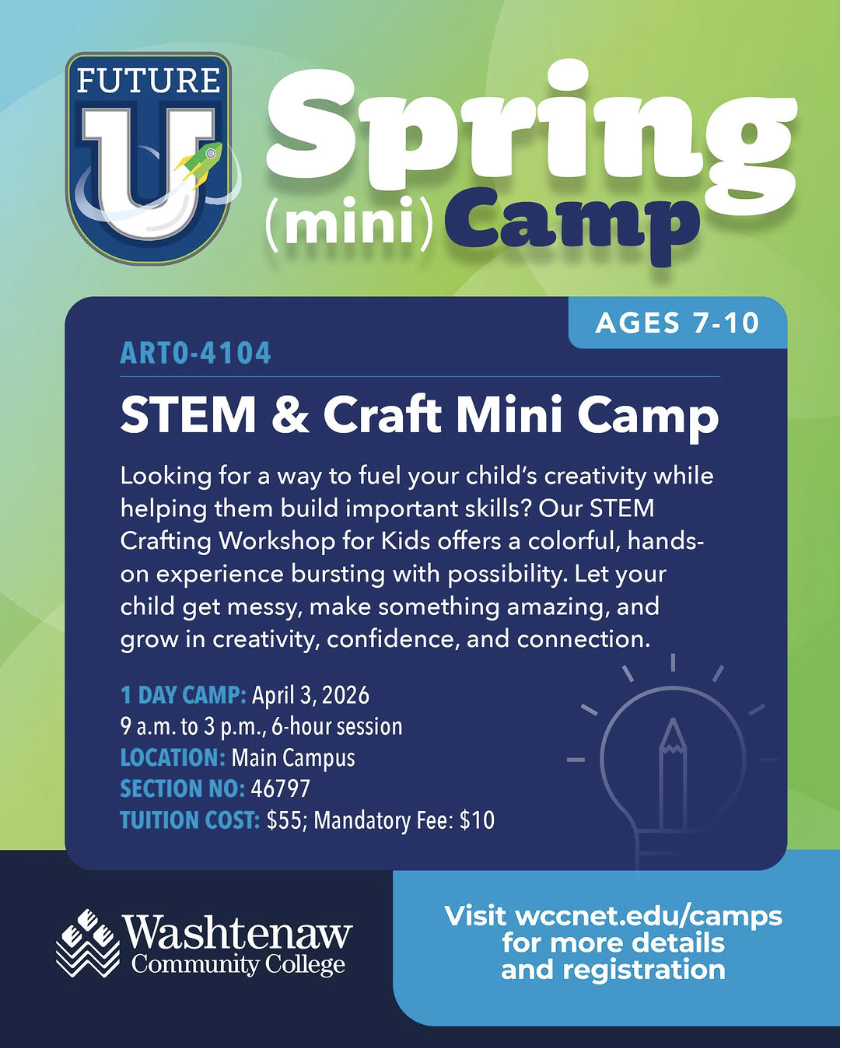 WCC hosting youth 'STEM and Craft Camp' on April 3